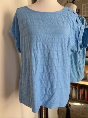 Liz Claiborne XXL Blue Top